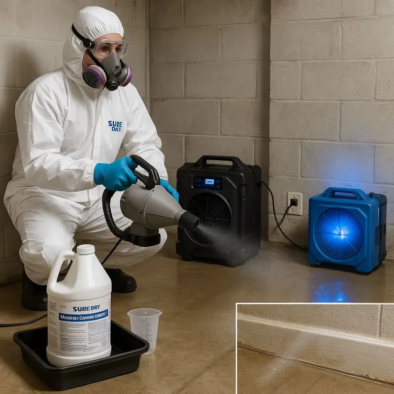 Sanitization and Odor Removal process in Meredith, NH